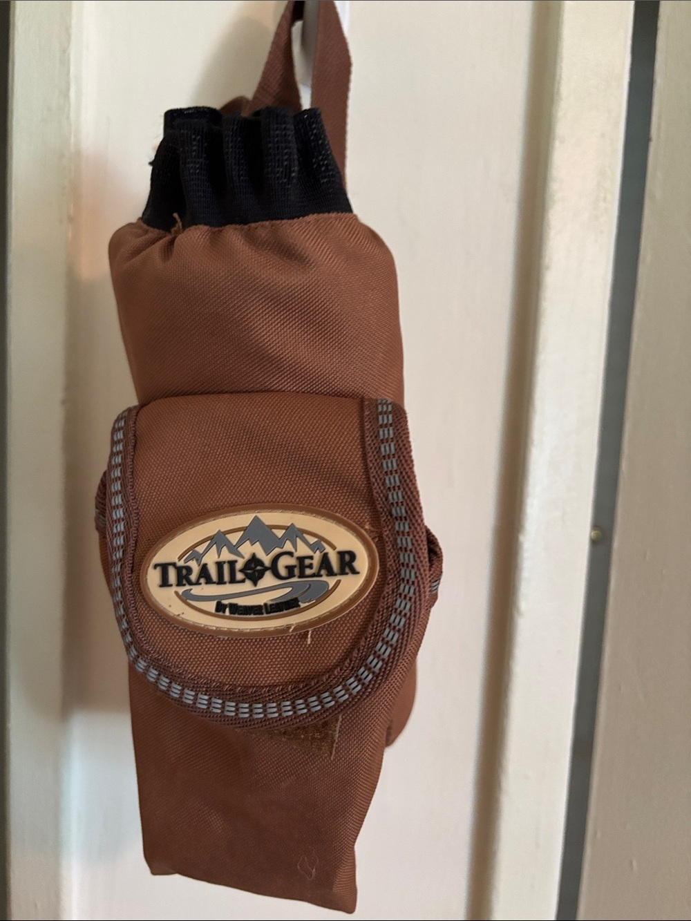 NWOT Weaver Leather TRAIL GEAR Brown Outdoor Water Bottle Holder